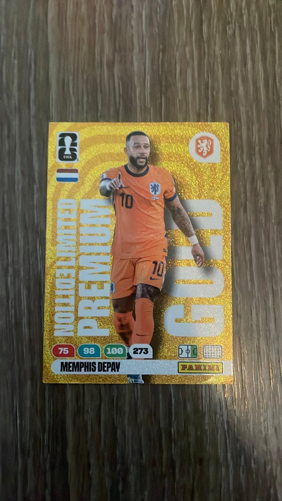 Memphis Depay Panini FIFA World Cup 2026 Adrenalyn XL, Ophalen of Verzenden, Zo goed als nieuw, Overige sporten, Spelerskaart