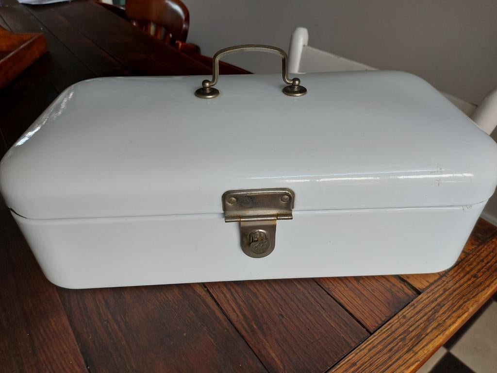 Broodtrommel wit, Ophalen of Verzenden