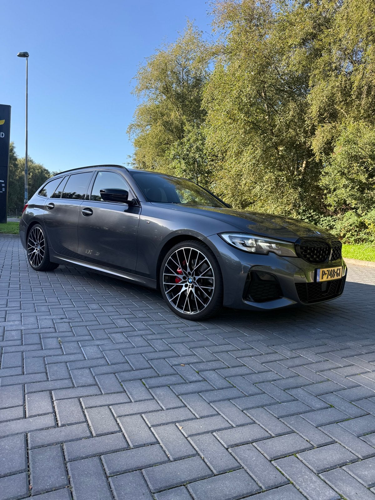 BMW 3-Serie M340d 340pk Xdrive Aut 2020 Grijs, Auto's, Automaat, 1800 kg, 2993 cc, 340 pk