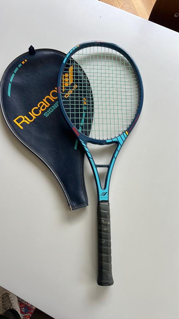 Rucanor Retro Tennisracket - Zo goed als nieuw, Sport en Fitness, Tennis, Ophalen of Verzenden, Zo goed als nieuw, Racket, Overige merken