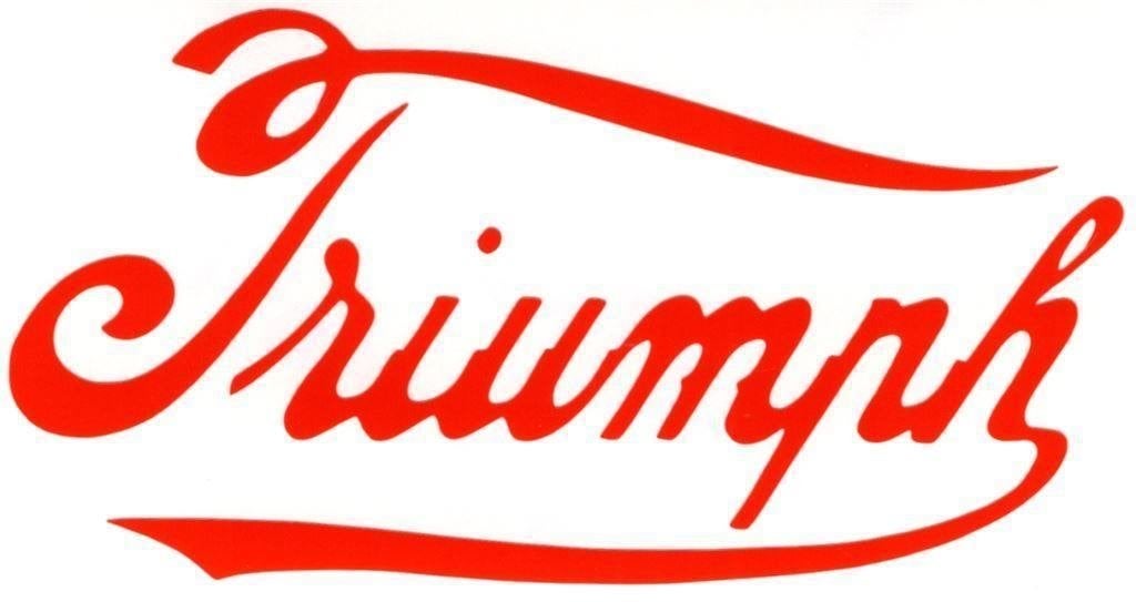 Triumph sticker #24, Motoren, Verzenden