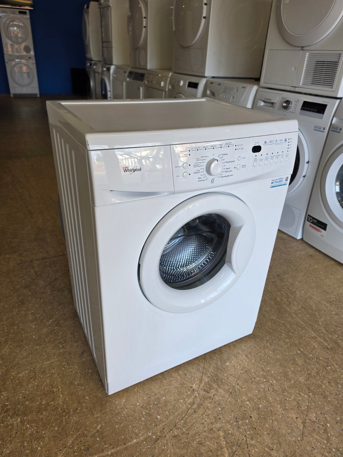 Whirlpool wasmachine | 6 kilo | A++ | Gratis thuis 🚚✅️, Jirnsum, Ophalen of Verzenden, Voorlader, Energieklasse A of zuiniger