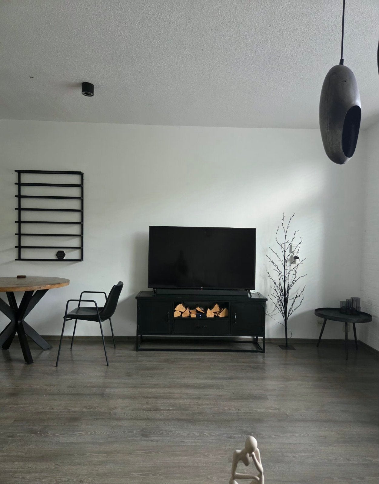 TV meubel, Huis en Inrichting, Ophalen, Vrijstaande haard, Elektrische haard