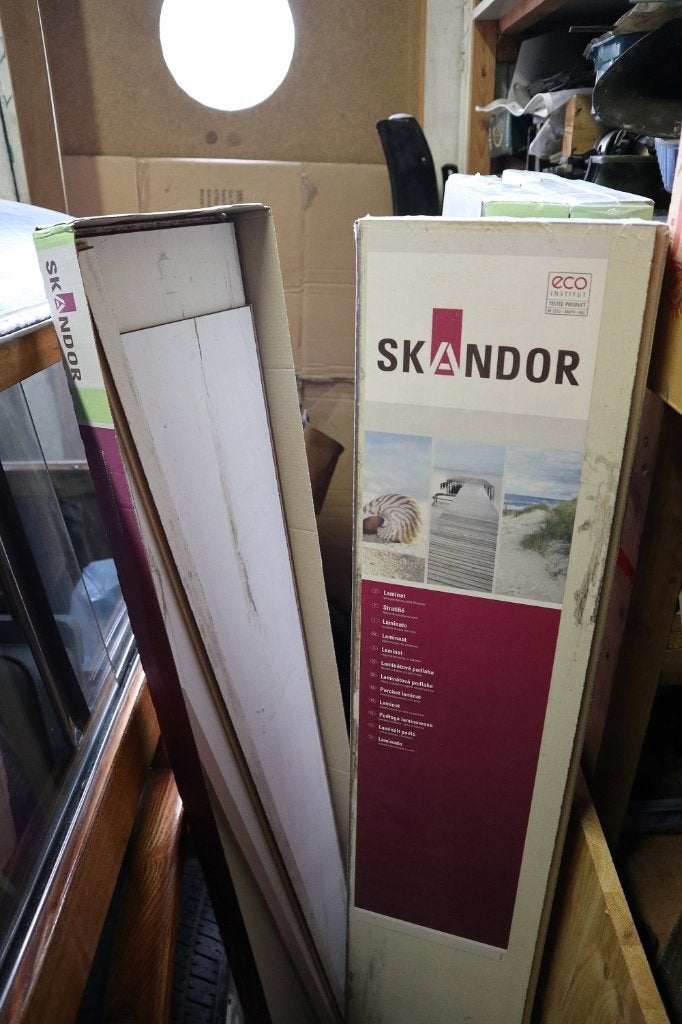 11,17 m2 Skandor laminaat Frost Oak D4782 + Ondervloer, Ophalen, 50 tot 150 cm, Nieuw, 10 m² of meer