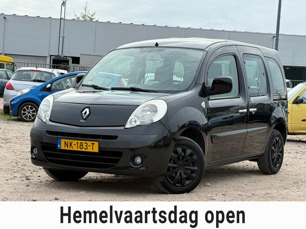 Renault Kangoo Family 1.6-16V Expression/ SCHUIFDEUREN/ CRUI, Gebruikt, 4 cilinders, Zwart, Bedrijf