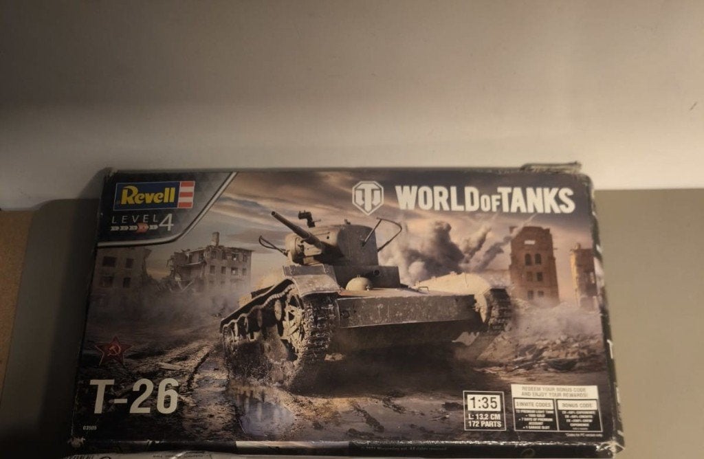 Revell 1/35 World of Tanks: T-26 Light Tank, Tank, Nieuw, Ophalen of Verzenden, 1:32 tot 1:50