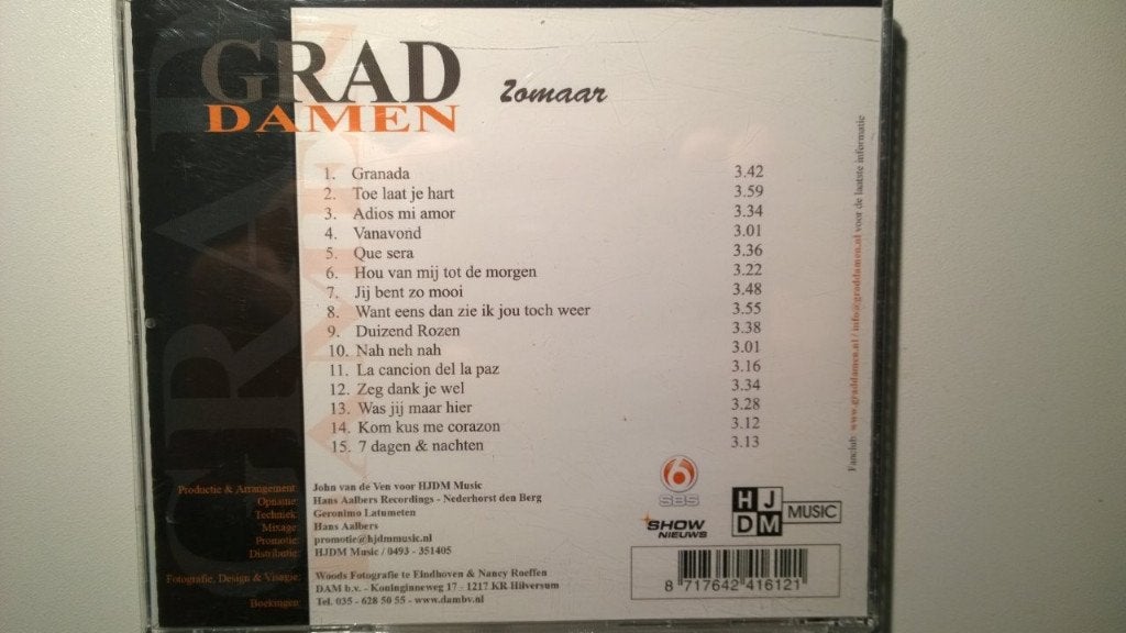 Grad Damen - Zomaar, Ophalen of Verzenden, Zo goed als nieuw, Levenslied of Smartlap, Album
