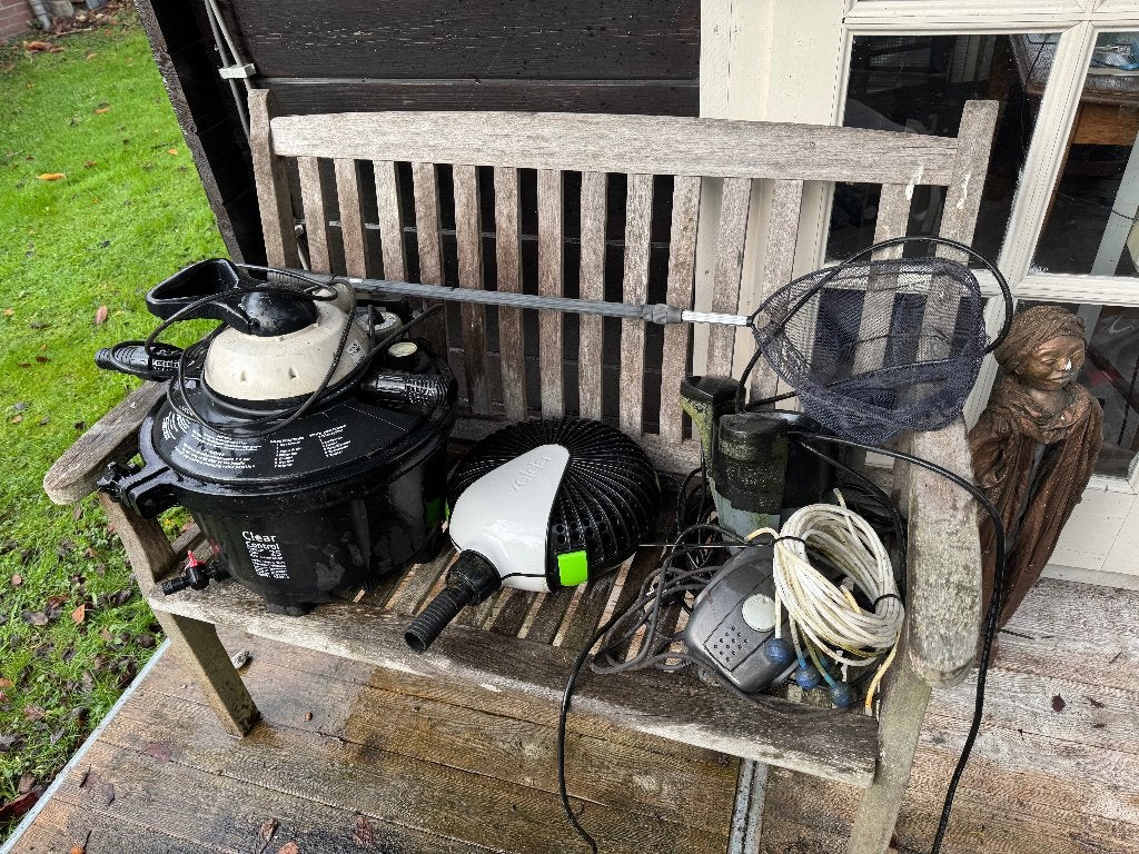 Velda Vijverpomp+filter+skimmer, Ophalen, Gebruikt, Vijverpomp