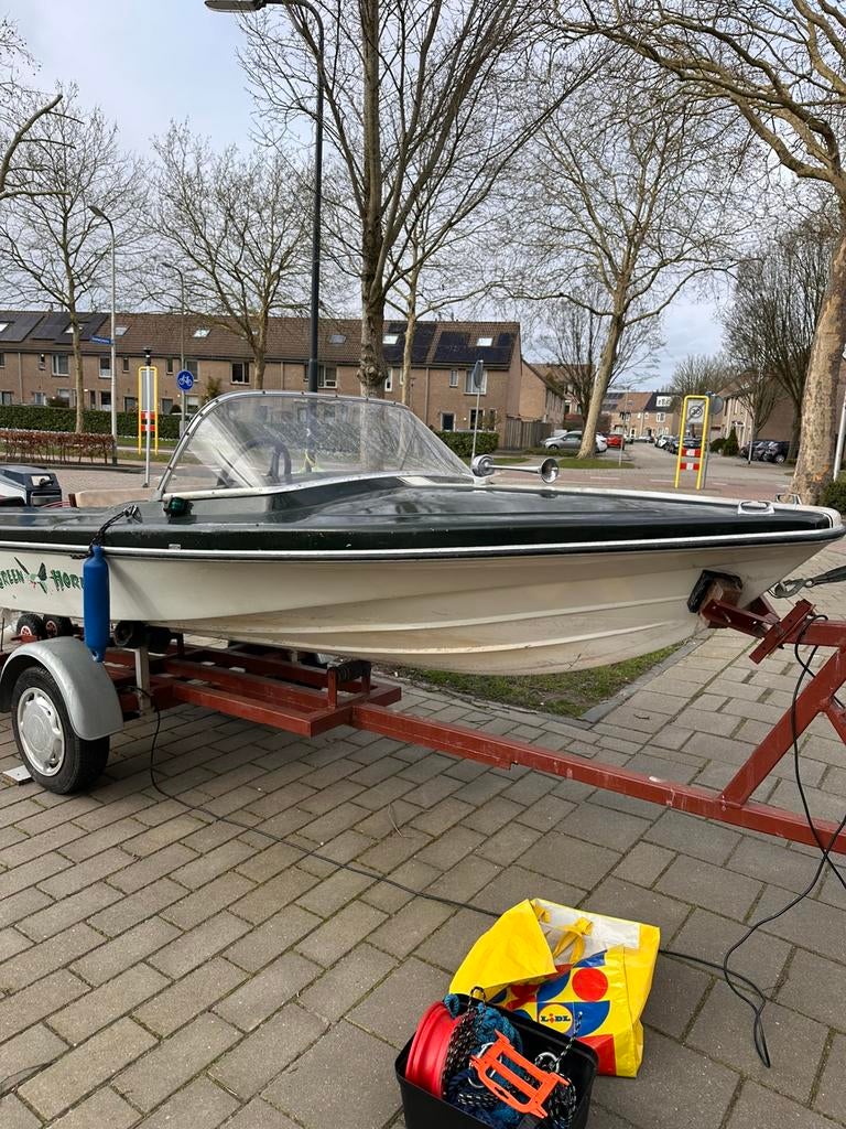 Vega 405 + 20pk yamaha + trailer, Watersport en Boten, Duiken, Ophalen of Verzenden