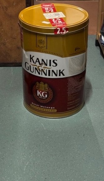 Kanis en Gunnink koffieblik, Verzamelen, Blikken, Ophalen of Verzenden, Zo goed als nieuw, Overige, Overige merken