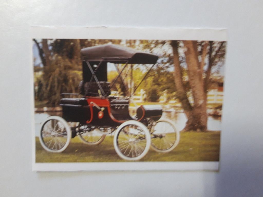 Curved Dash Olds 1901 - ansichtkaart - Oldsmobile, Ophalen of Verzenden, Voor 1920, Ongelopen, Voertuig
