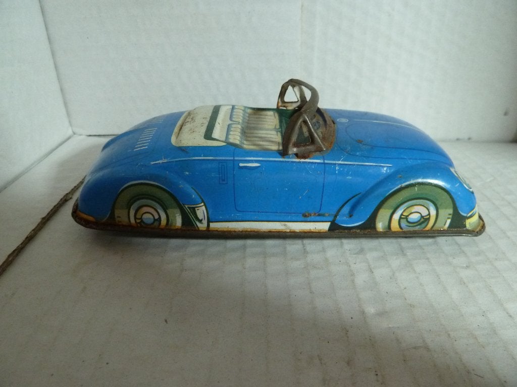 Blikken speelgoed auto VW Hebmüller cabriolet, Antiek en Kunst, Ophalen of Verzenden