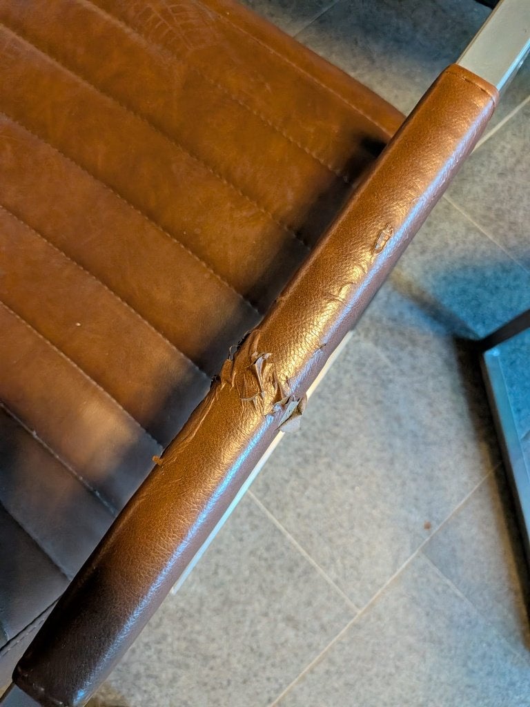 Eetkamerstoelen - showroommodel, Ophalen, Gebruikt, Bruin, Vijf, Zes of meer stoelen
