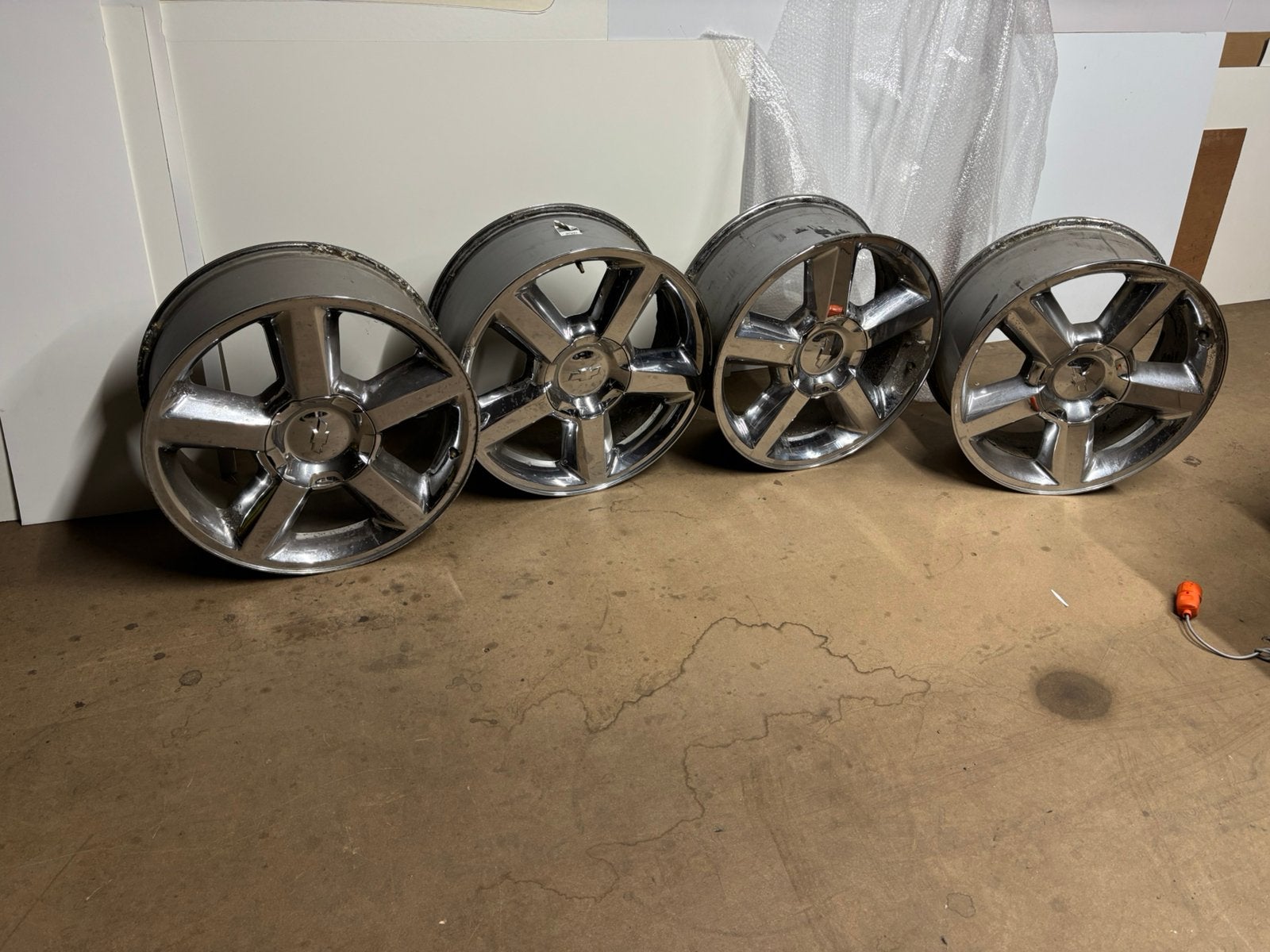 20 inch velgen Chevrolet, Ophalen, Gebruikt, Velg(en), Winterbanden