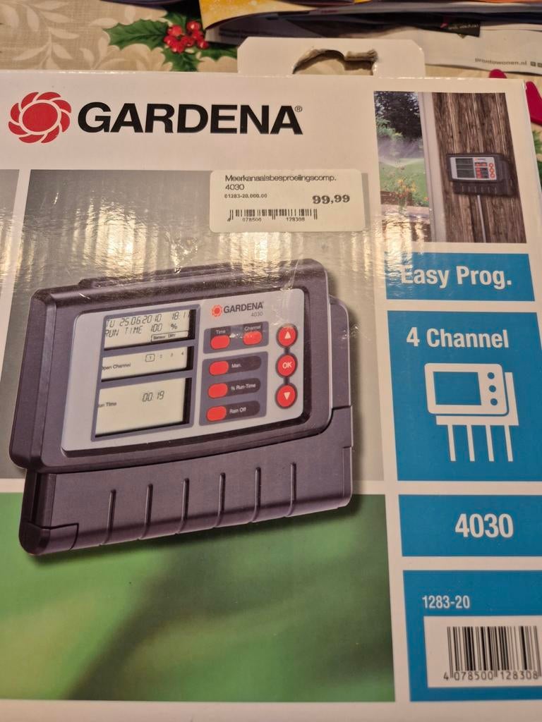 Gardena besproeingscomputer met regensensor, Ophalen of Verzenden