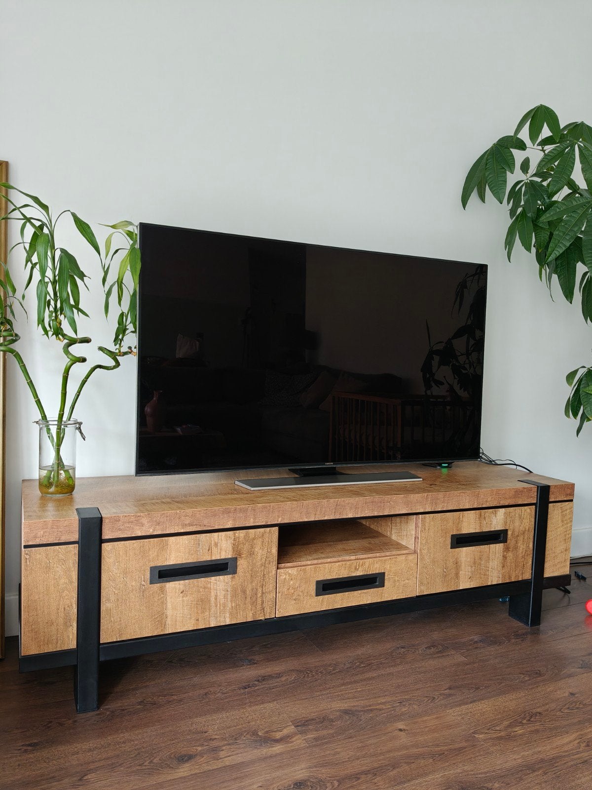 Tv meubel Borneo Haco, Ophalen, Gebruikt, 150 tot 200 cm, Minder dan 100 cm