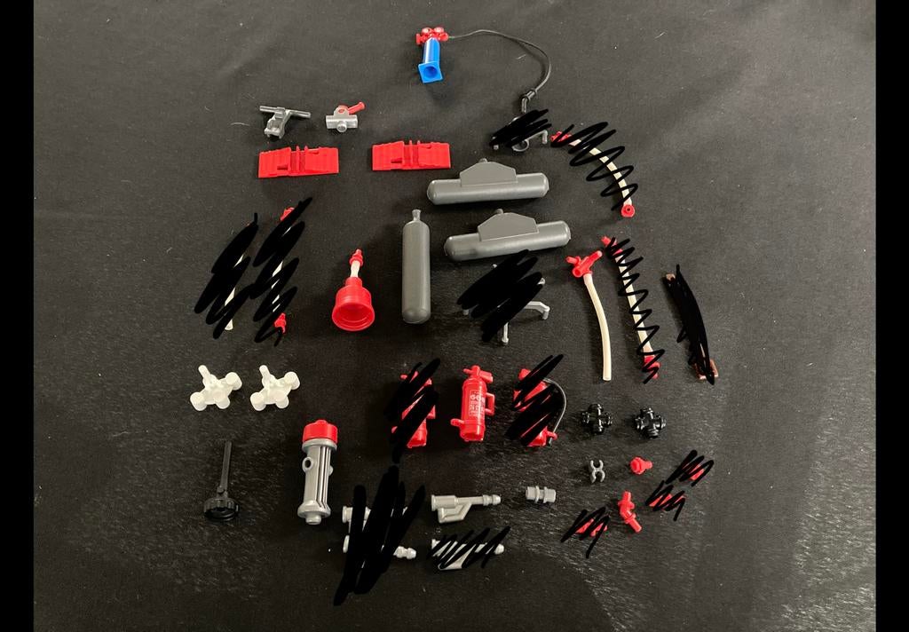 Playmobil accessoires brandweer., Ophalen of Verzenden, Zo goed als nieuw