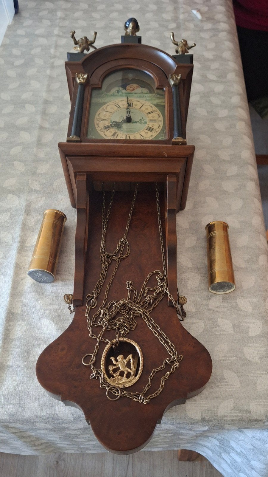 Antieke Zaanse Klok - Juwelier Hopmans, Antiek en Kunst, Antiek | Klokken, Ophalen of Verzenden