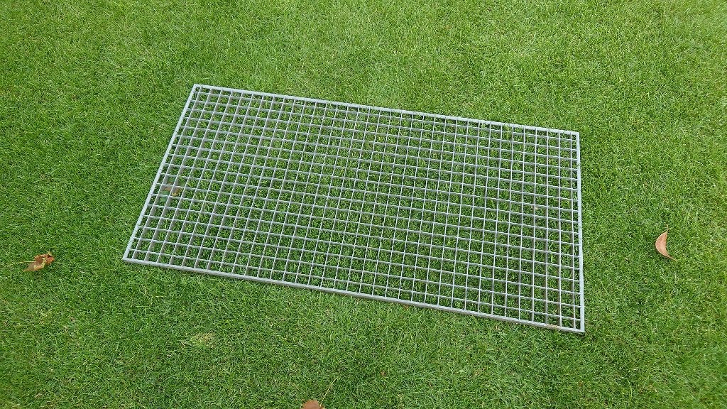 Metalen rooster 118x59,5, Doe-het-zelf en Verbouw, Metalen, Ophalen, Gebruikt, IJzer
