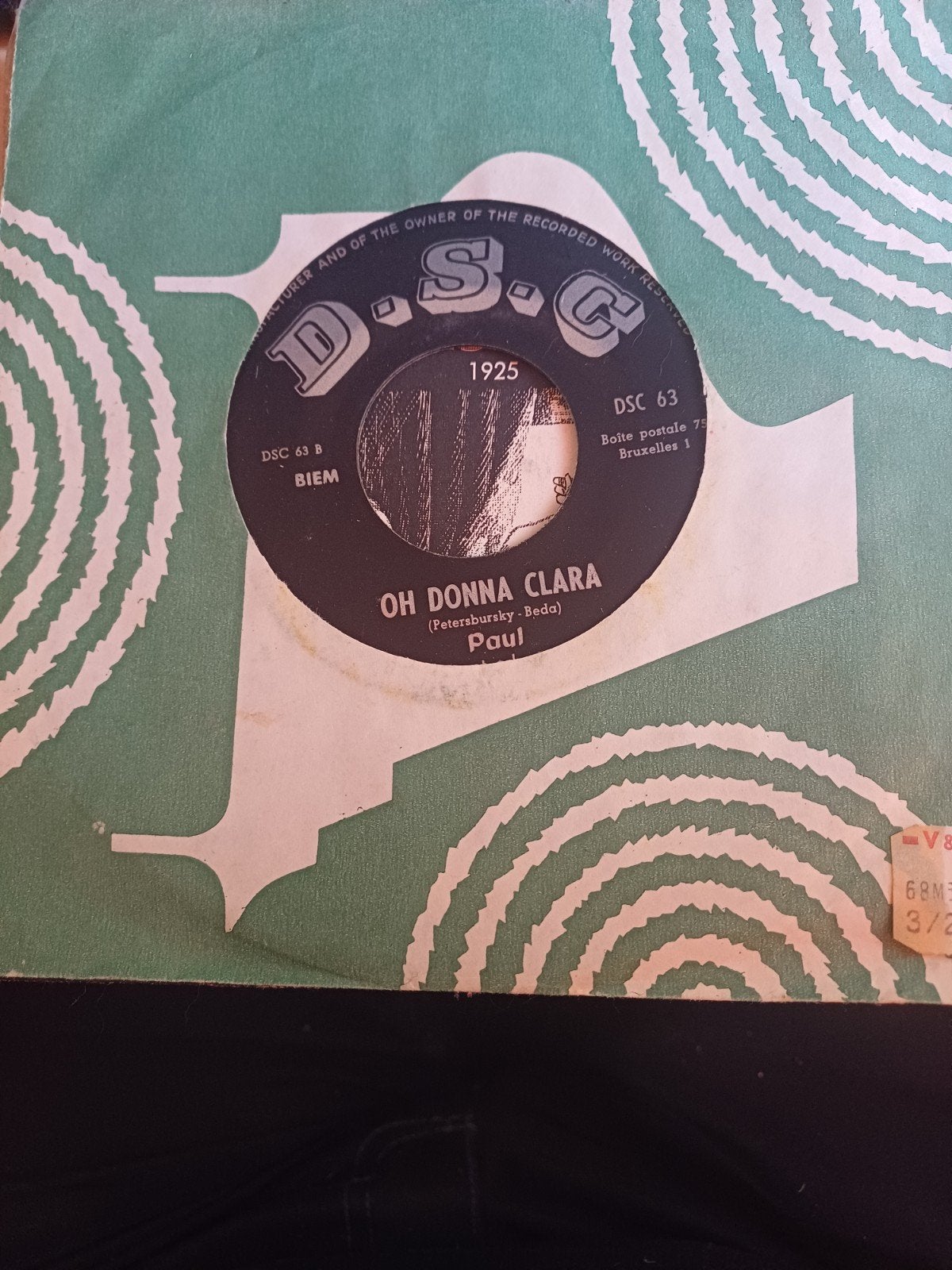 Paul - Waar en Wanneer / Oh Donna Clara 7 inch, Ophalen, Gebruikt, 7 inch, EP