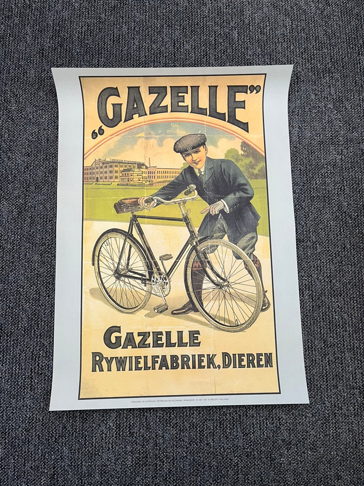 Gazelle poster, Verzenden, Zo goed als nieuw