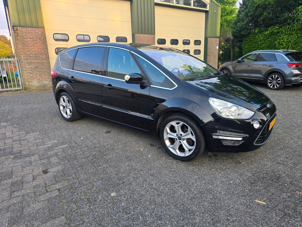 Ford S-Max 2.0 Stci 149KW Powershift 2011 Zwart, Auto's, Ford, 4 cilinders, 7 stoelen, Zwart, Particulier