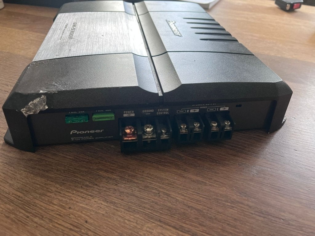 Pioneer versterker auto, Ophalen, Gebruikt