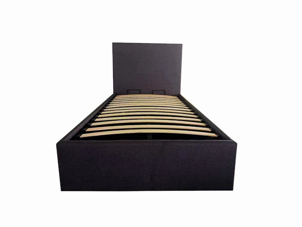 Qina opbergbed 1-persoons - Zwart, Huis en Inrichting, Niet ingevuld, Niet ingevuld, Niet ingevuld
