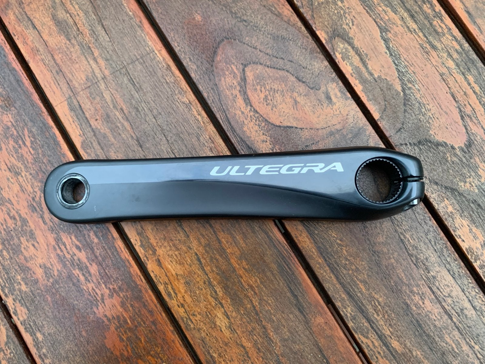 Shimano Ultegra Crankstel 172.5mm, Crankstel of Pedalen, Gebruikt, Ophalen of Verzenden, Aluminium