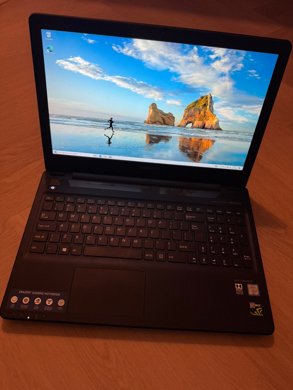 Medion Erazer P6661 — Intel Core i7 + GTX 950M Gaming Laptop, 2 tot 3 Ghz, 15 inch, Ophalen of Verzenden, Zo goed als nieuw