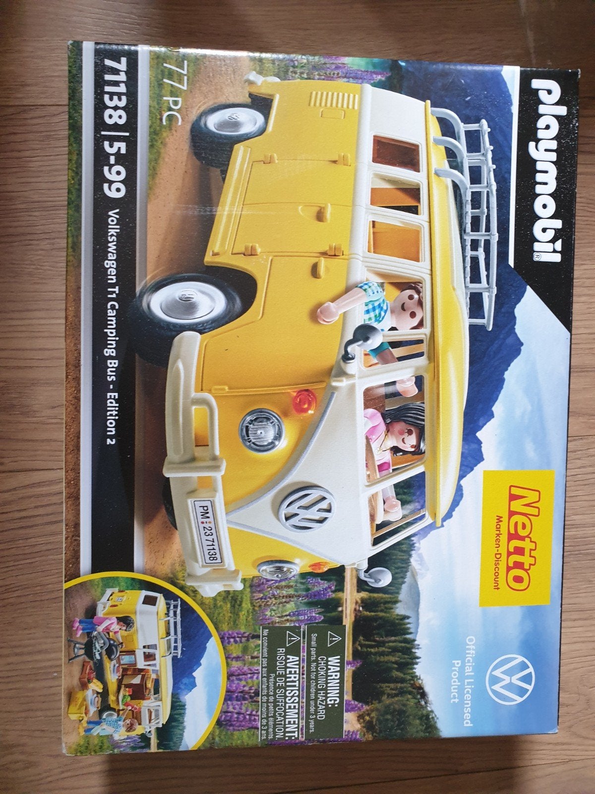 playmobil vw 71138 5 -99 gele t2 netto uitgave, Kinderen en Baby's, Ophalen of Verzenden, Nieuw