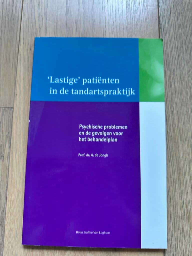 Boek: 'Lastige' patiënten in de tandartspraktijk, Boeken, Ophalen of Verzenden, Gamma, Zo goed als nieuw, HBO