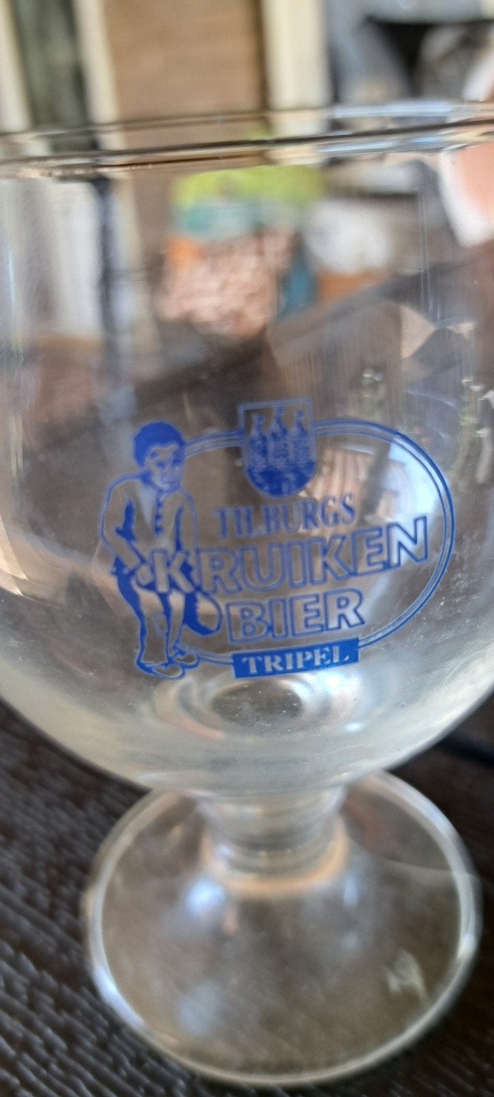 Kruikenbier Tripel glas - La Trappe Paterke Tilburg, Ophalen of Verzenden