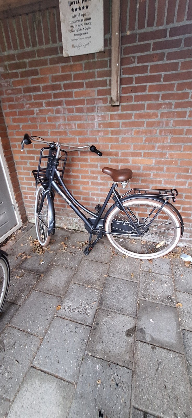 Damesfiets met lage instap en voordrager, Fietsen en Brommers, Overige merken, Terugtraprem, Ophalen of Verzenden, 53 tot 56 cm