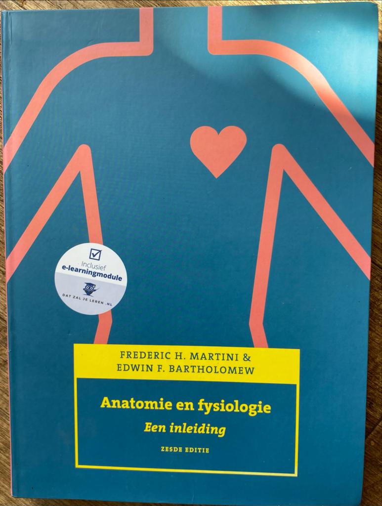 Anatomie en fysiologie: Een inleiding (zesde editie), Boeken, Studieboeken en Cursussen, Ophalen of Verzenden, Beta, Zo goed als nieuw
