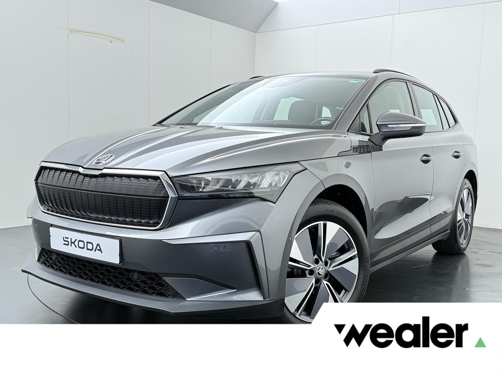 Skoda Enyaq iV 60 | 180 PK | SoH 87% | Apple Carplay / Andro, Achterwielaandrijving, Gebruikt, Automatische klimaatregeling, Leder en Stof