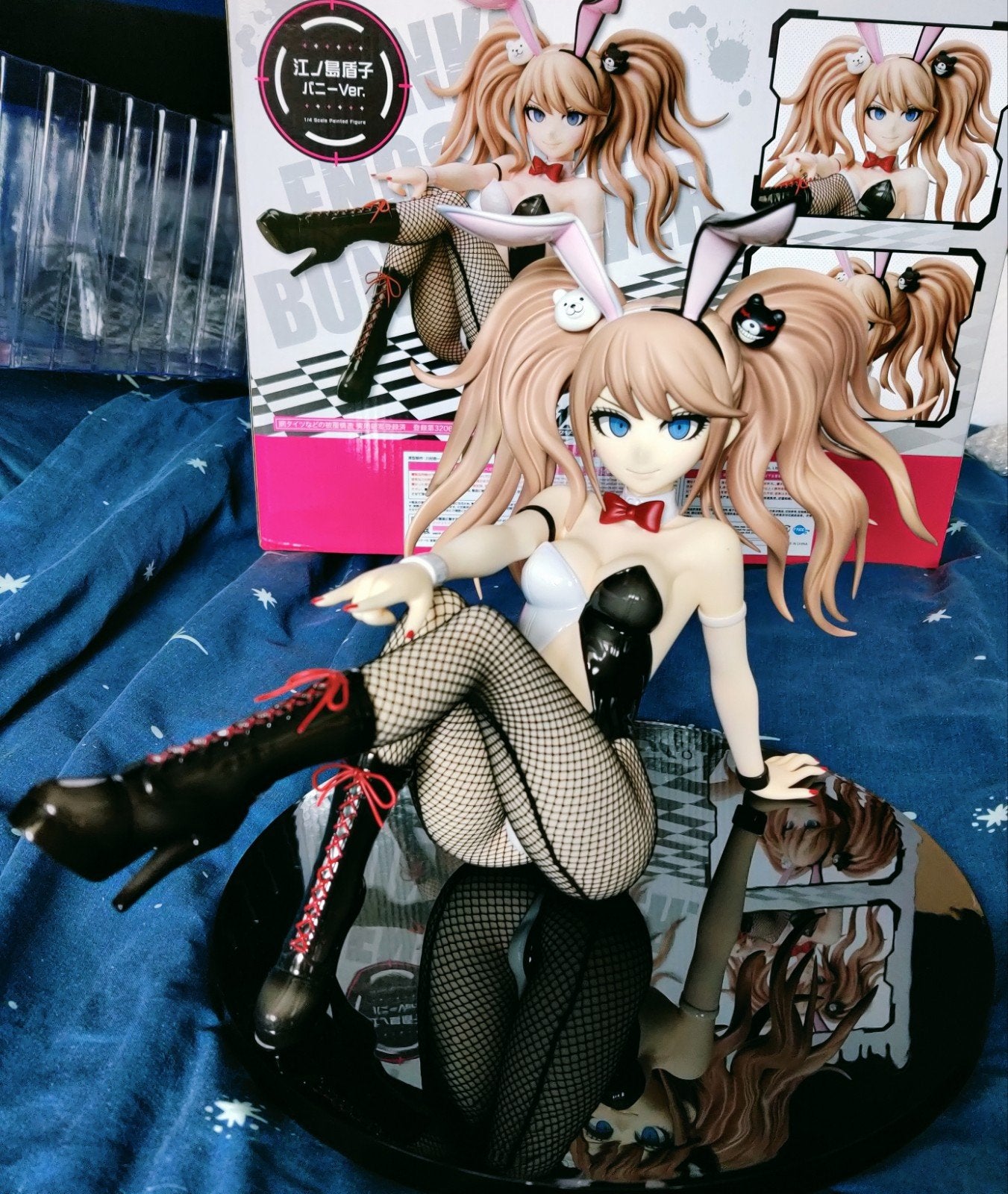 Danganronpa Junko Enoshima 1/4 Bunny B-Style anime figure, Ophalen of Verzenden, Zo goed als nieuw