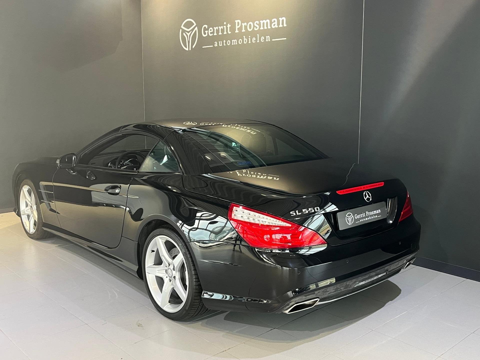Mercedes-Benz SL-klasse 500 V8 AMG | 6.505 km! | Gecert. his, Auto's, Gebruikt, Cabriolet, Automatische klimaatregeling, Zwart