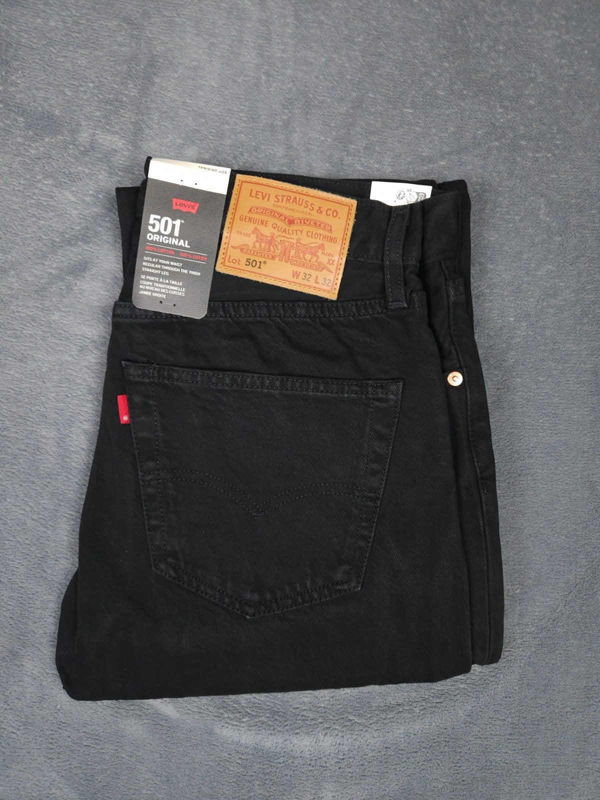 Levis 501 W36 L34 Zwart Straight Leg Katoen Denim Broek, Kleding | Heren, Spijkerbroeken en Jeans, W36 - W38 (confectie 52/54)