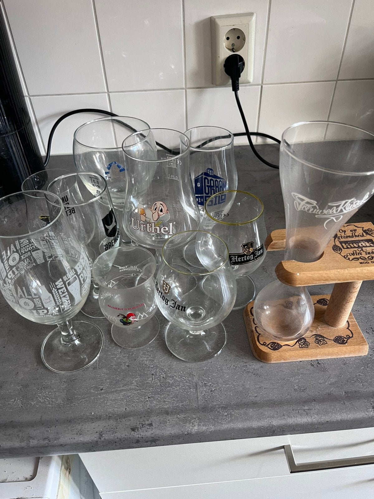 Diverse speciaalbier glazen, Ophalen, Gebruikt, Overige typen