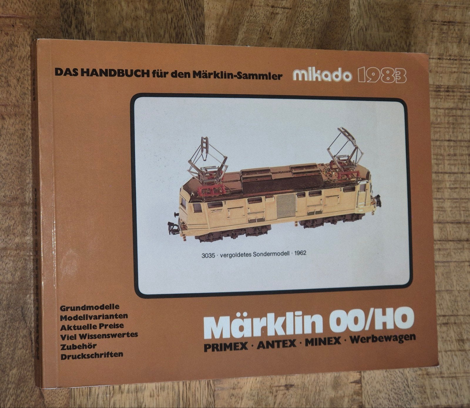 Märklin Liste OO/HO Primex Antex Minex Werbewagen 1983, Wisselstroom, Gebruikt, Märklin, Boek, Tijdschrift of Catalogus