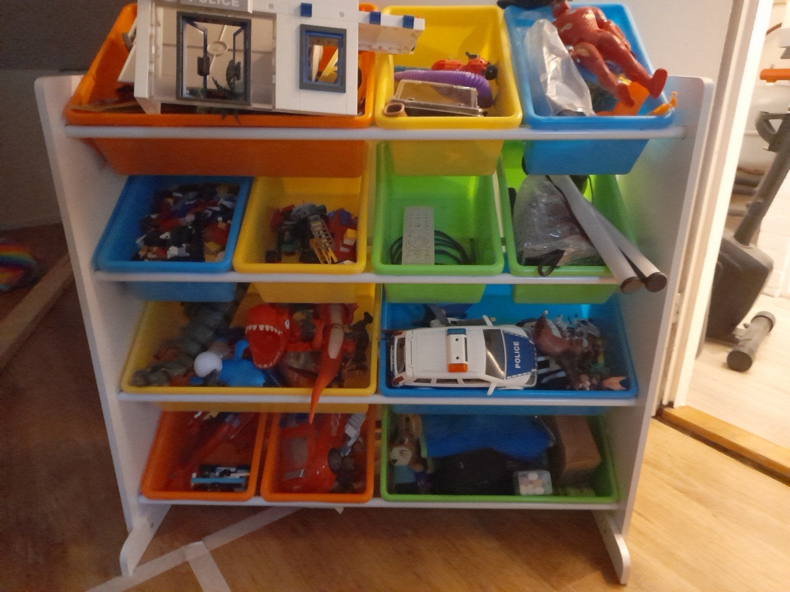 Speelgoedkast met bakken - Ideaal voor kinderkamer, Ophalen, Zo goed als nieuw, Kast