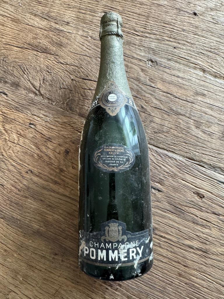 1970's Pommery champagne, Gebruikt, Frankrijk, Ophalen of Verzenden, Champagne