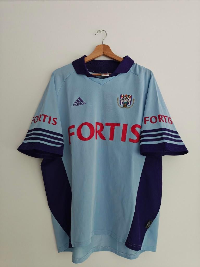 RSCA Anderlecht - matchworn/issue - Uitshirt - 2001/2002, Maat XL, Ophalen of Verzenden, Zo goed als nieuw, Shirt