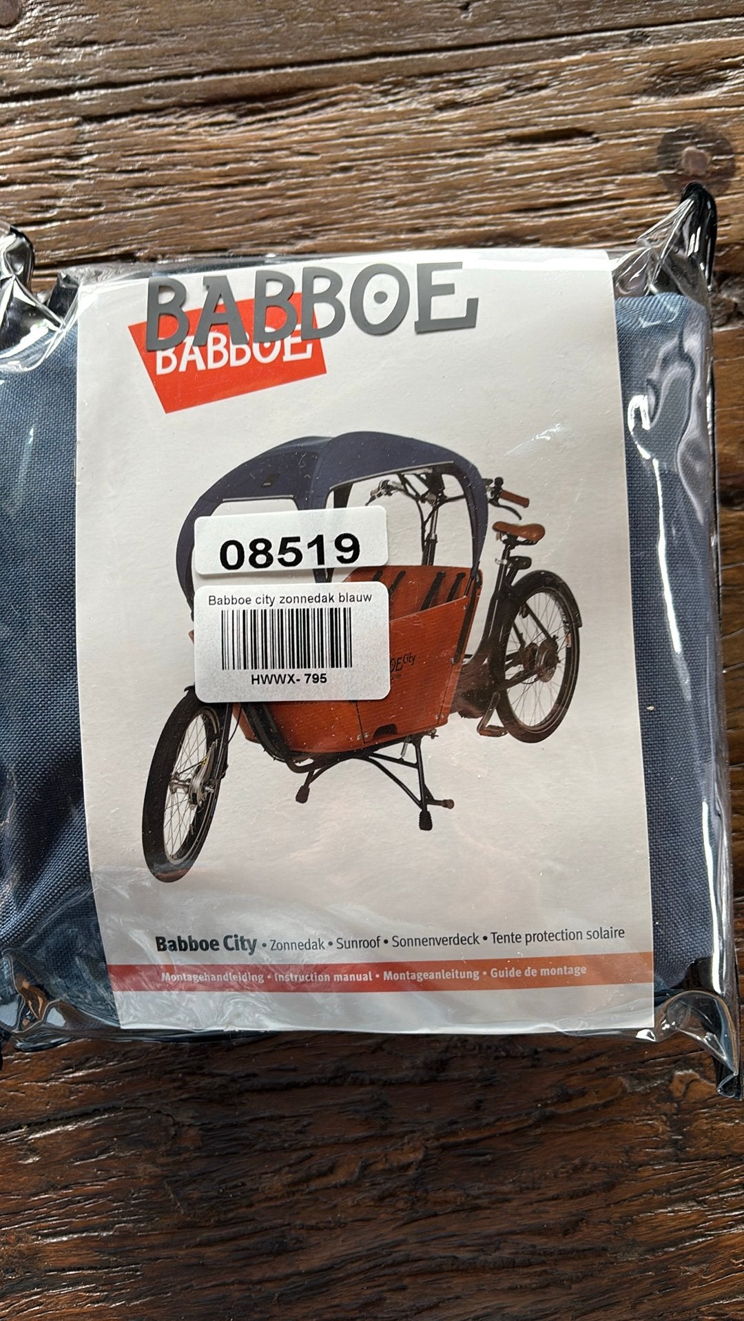 Babboe city zonnedek, Ophalen, Nieuw