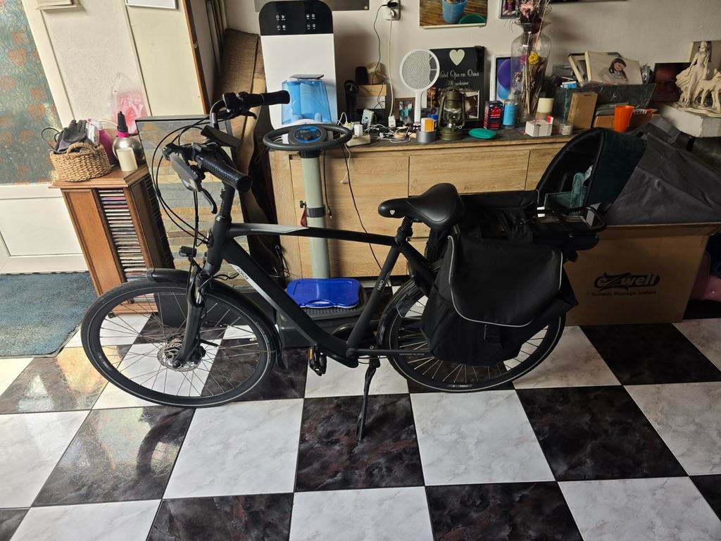 Elektrische fiets - Zo goed als nieuw forza nero met garanti, Zo goed als nieuw, 51 tot 55 cm, 50 km per accu of meer, Ophalen