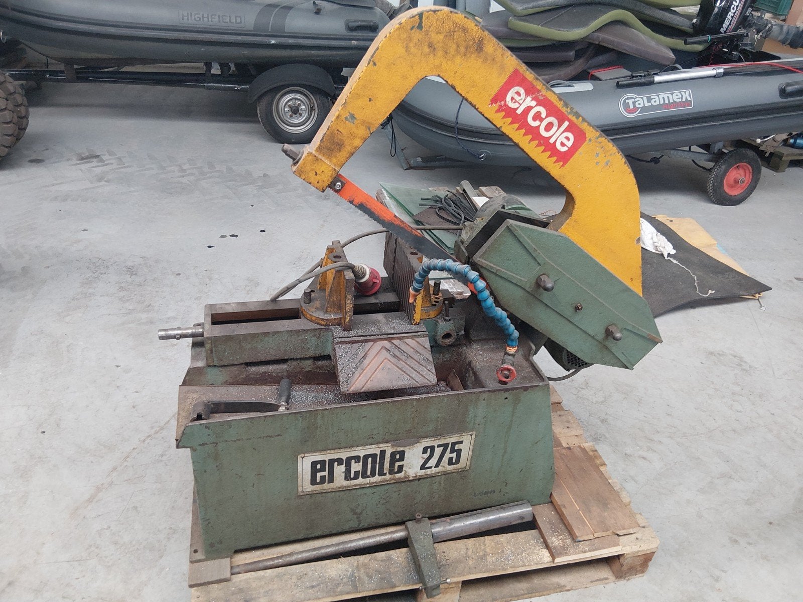 Ercole 275 Beugelzaagmachine - Krachtige Bandzaag, Ophalen, 1200 watt of meer, 70 mm of meer