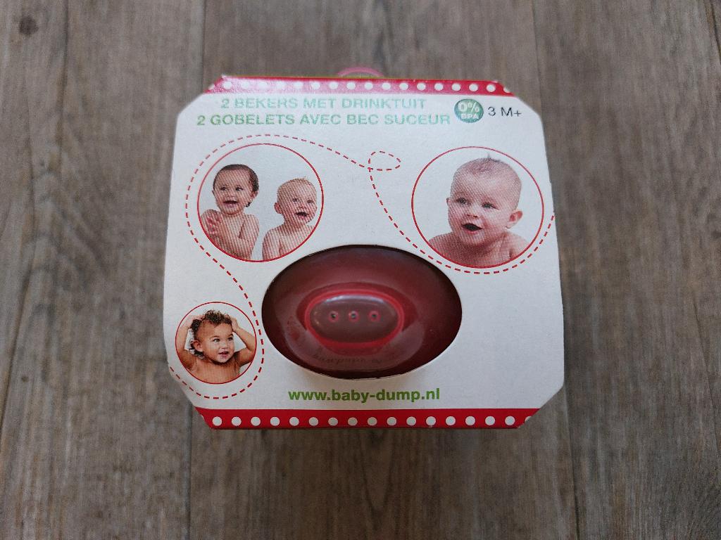 Babydump bekers met drinktuit, Ophalen of Verzenden, Nieuw, Overige typen