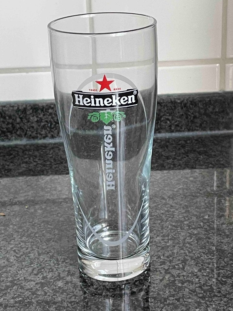 Heineken Bierglas Bierglazen Ellipse 0,25L x 14 - Nieuw, Ophalen of Verzenden, Nieuw, Glas of Glazen, Heineken