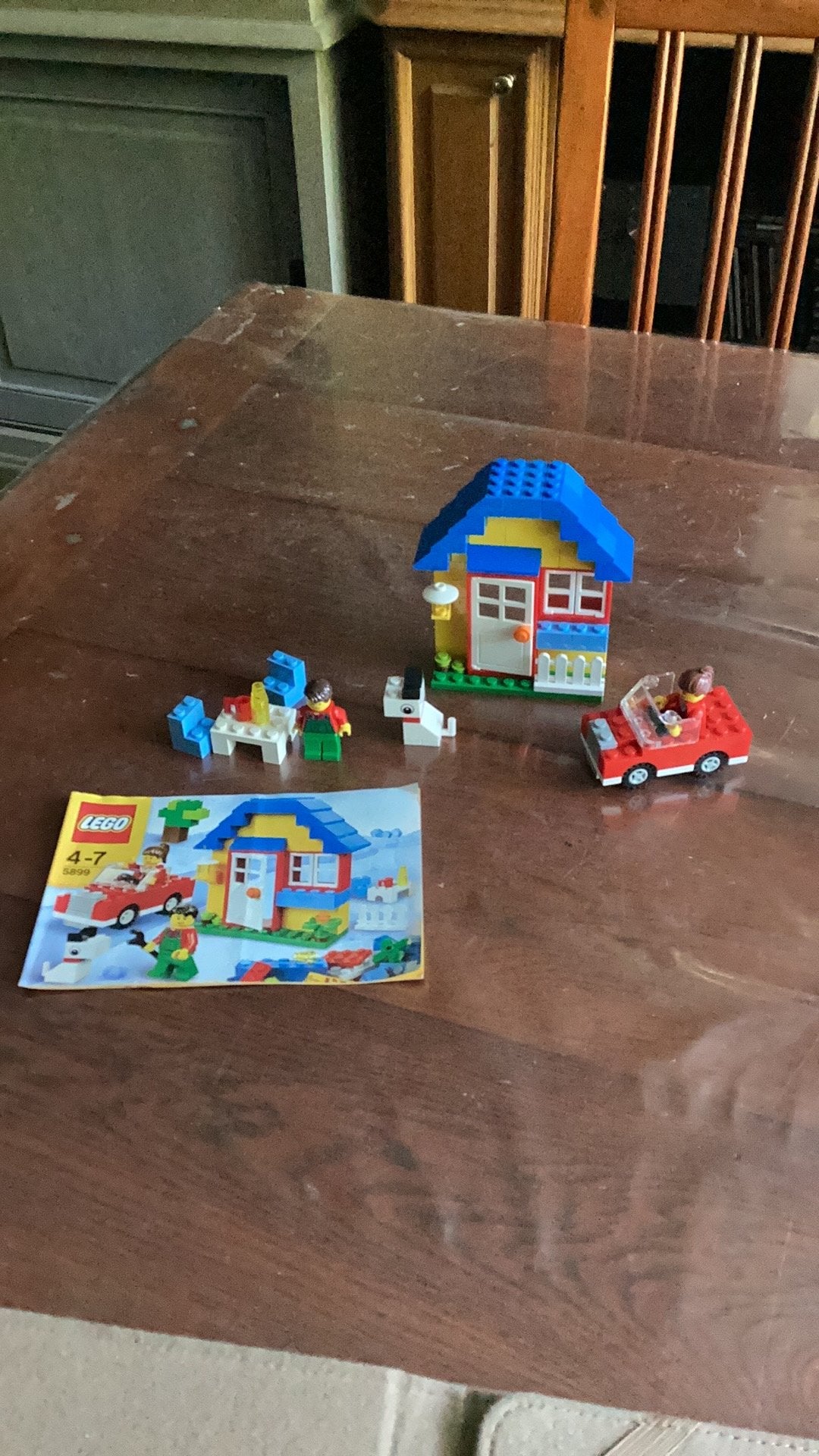 Lego city set 5899 huis en auto + toebehoren, Kinderen en Baby's, Speelgoed | Duplo en Lego, City, Lego, Compleet, Ophalen of Verzenden